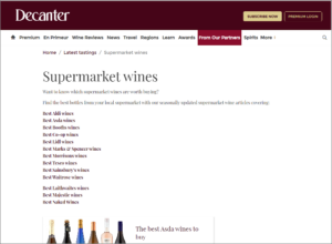 decantersupermarketwines (Decanter’s Top Supermarket Wines)
