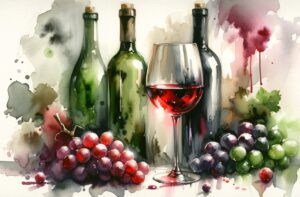 watercolourwine (Wine Still Life)