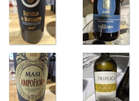 Majestic Italian Wine Tasting