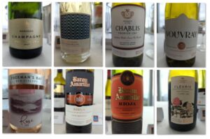 bottlelabels (Aldi Autumn Winter Wine Tasting)