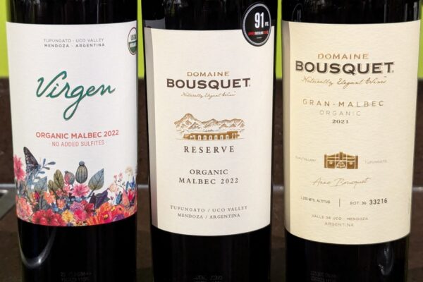 Three Domaine Bousquet Malbecs