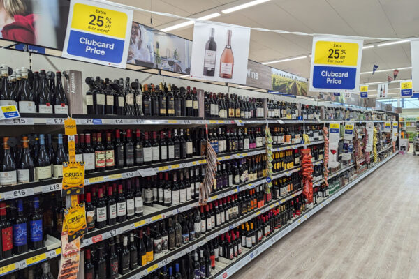 25% Off Wine at Tesco