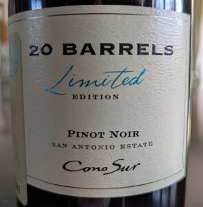 20barrels (Cono Sur 20 Barrels Pinot Noir)