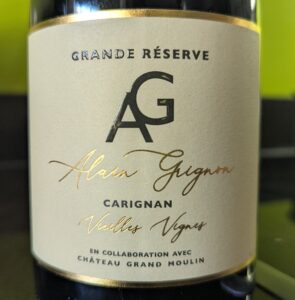 agcarigan (Alain Grignon ‘Grande Réserve Vieilles Vignes’ Carignan)