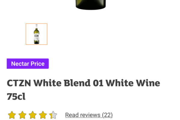 44% Off CTZN White Blend 01 at Sainsbury’s