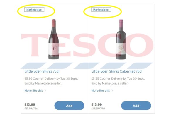 Tesco Third-Party Wine Marketplace