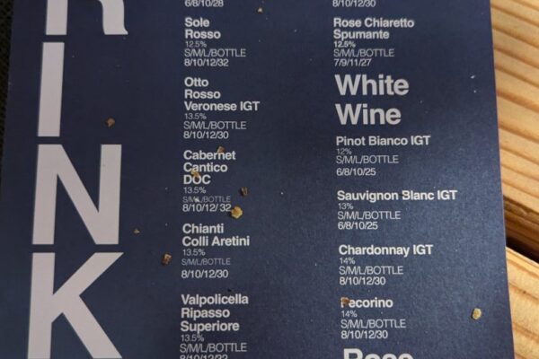 Demise of the Wine List
