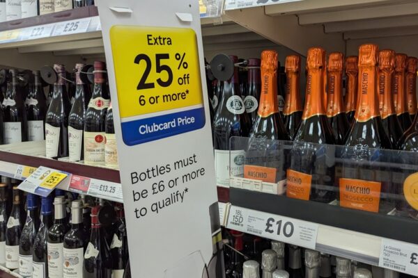25% Off Wine at Tesco