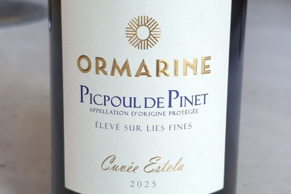 Ormarine Cuvée Estela Picpoul de Pinet