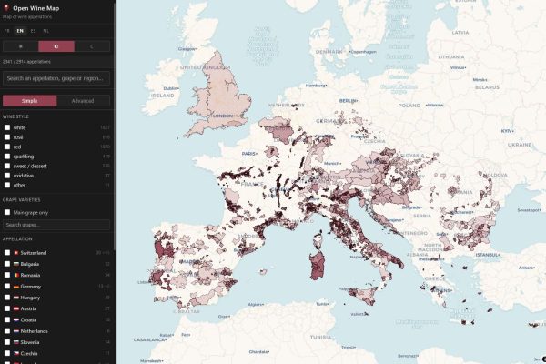 Exploring Europe’s Wine Appellations With Open Wine Map